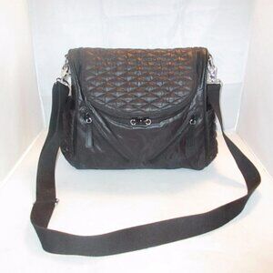 Rebecca Minkoff Jude Quilted Nylon Baby Diaper Bag $295 Black - #2221